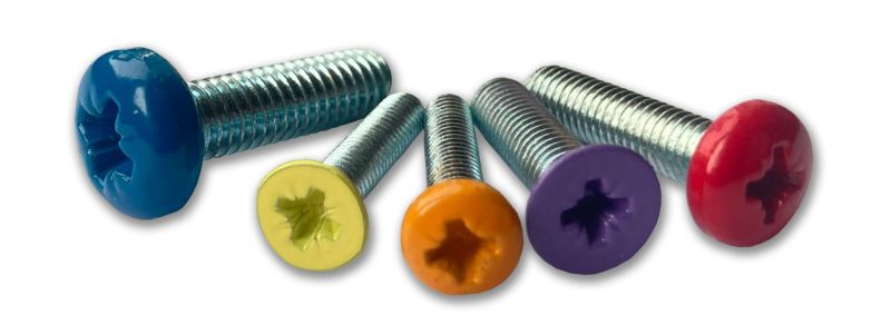 RAL Colour Custom Painted Machine Screws